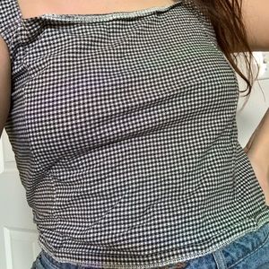 American Eagle checkered tank top